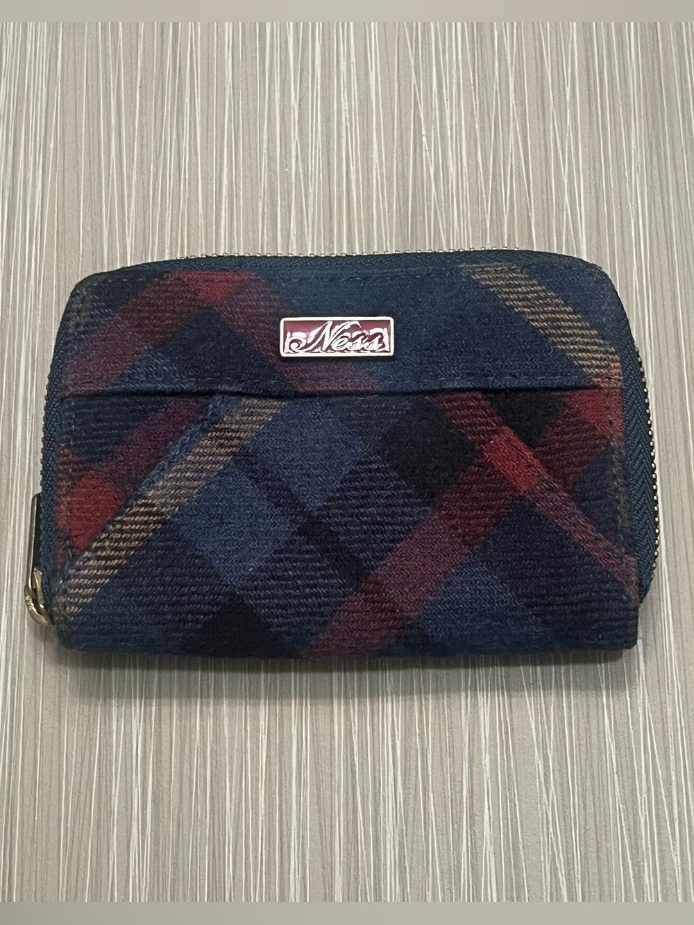 Ness of Scotland flannel plaid wallet Bianca